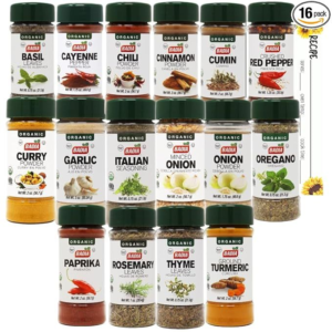 Badia Organic Spice Set (16 pack)